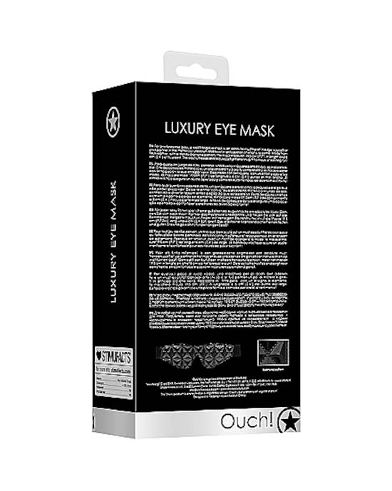 Luxury Eye Mask- Black