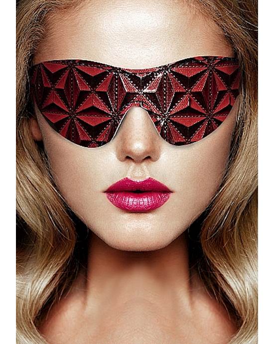Luxury Eye Mask Burgundy