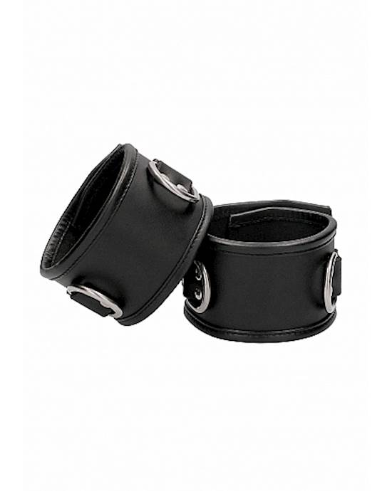 Restraint Ankle Cuff With Padlock Black