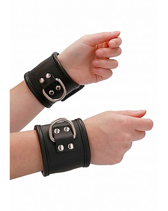Restraint Handcuff With Padlock- Black