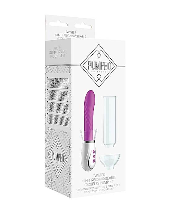 Twister - 4 In 1 Rechargeable Couples Pump Kit