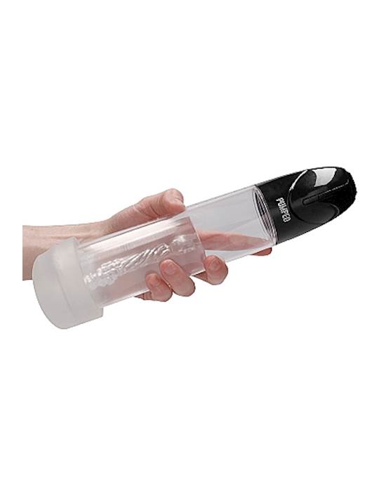 Rechargeable Smart Cyber Pump With Sleeve- Transparent