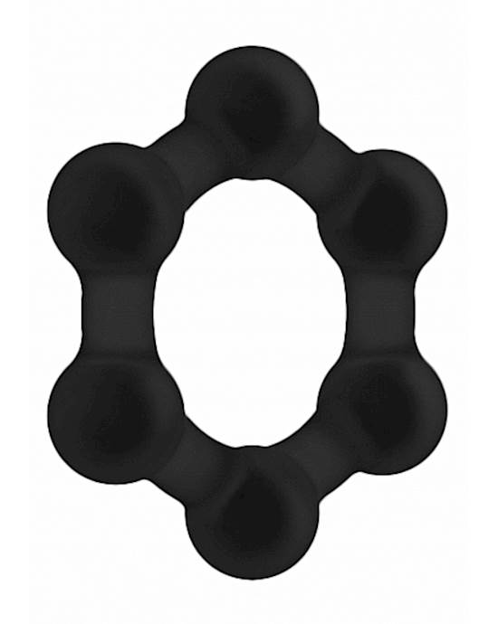 NO 82 Weighted Cock Ring Black