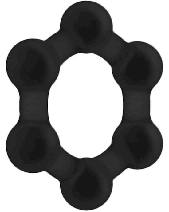 No. 83 Weighted Cock Ring Black