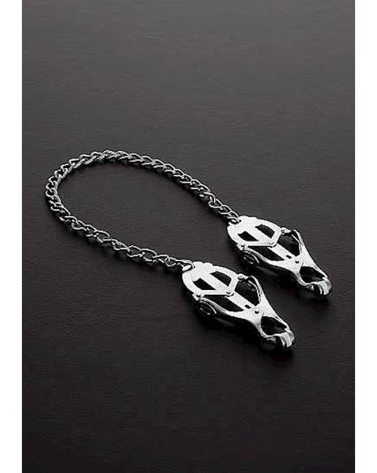 Clover Nipple Clamp With Chain 