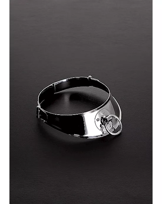 Locking Mens Collar with Ring