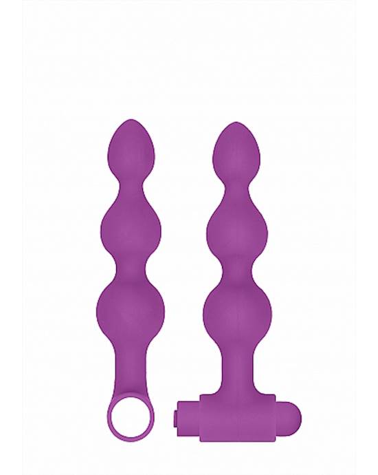 Silicone Usb- Rechargeable Anal Set