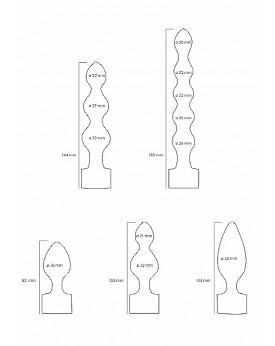 Silicone Usb Rechargeable Anal Set