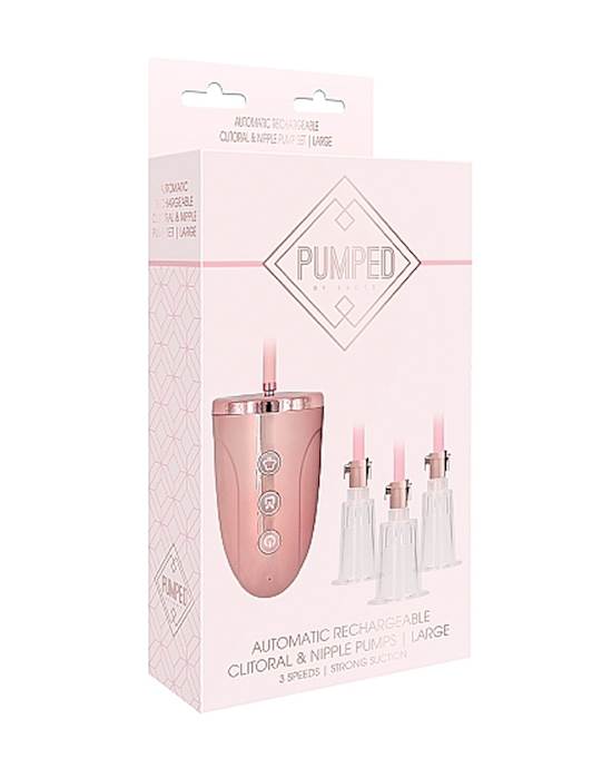 Automatic Rechargeable Clitoral And Nipple Pump Set