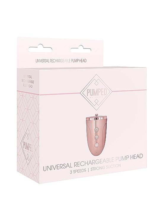 Universal Rechargeable Pump Head- Pink 