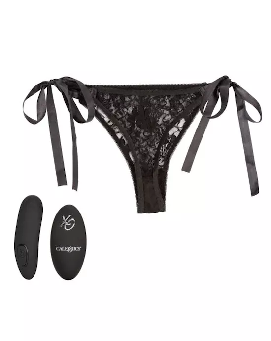 Remote Control Lace Thong Set