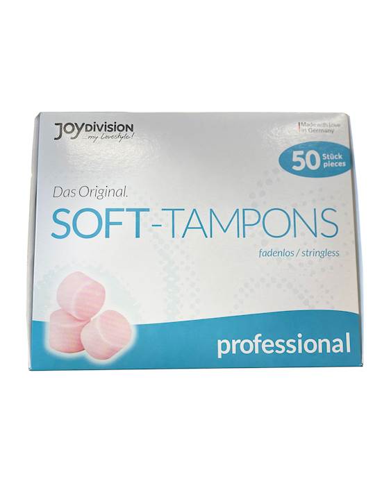 Round Soft Tampons - 50 Pack