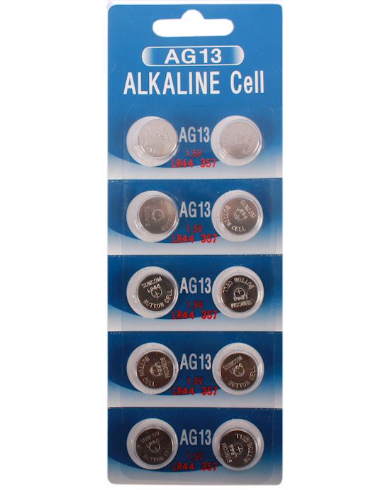 Lr44 Ag13 357 Cell Battery Alkaline 10 Pack