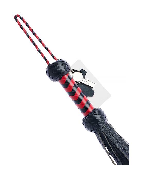 Bound X Mini Heart Tail Leather Flogger