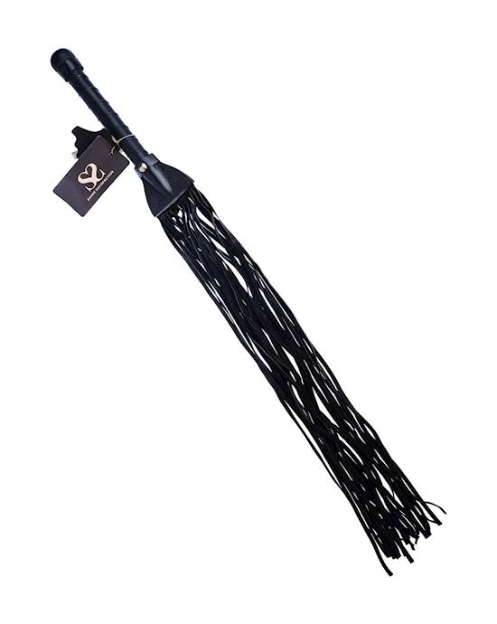 Bound X Suede Flogger With Stitching Detail