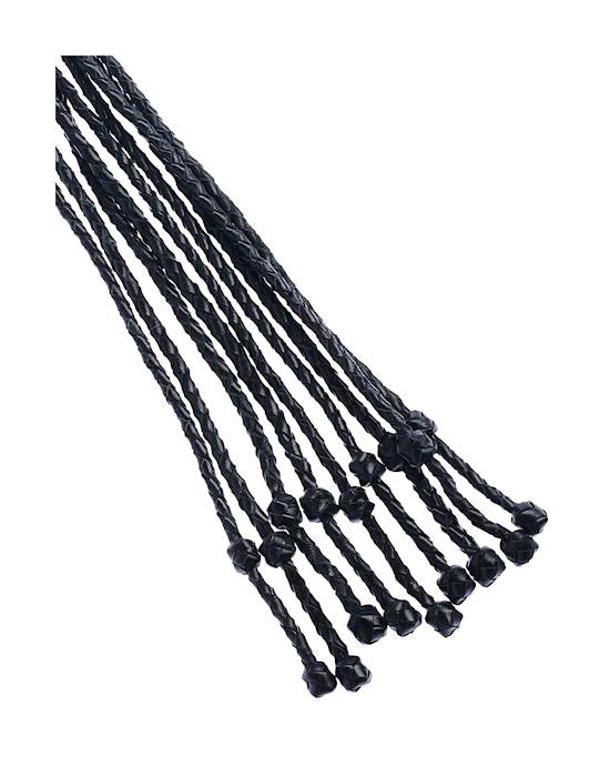 Bound X Mini Braided Leather Double Knot Flogger