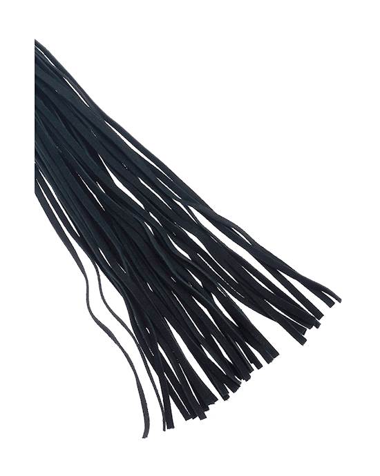 Bound X Suede Flogger With Cord Handle