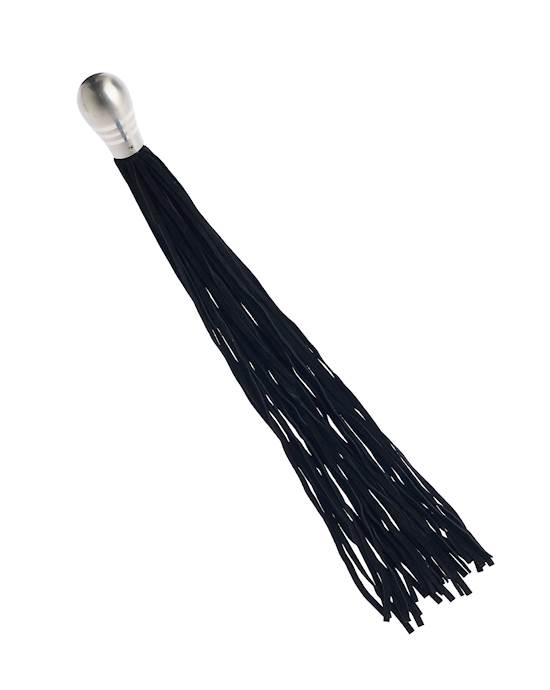 Bound X Suede Flogger With Metal Ball Handle
