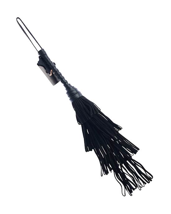 Bound X Suede Fountain Flogger with Rubber Handle