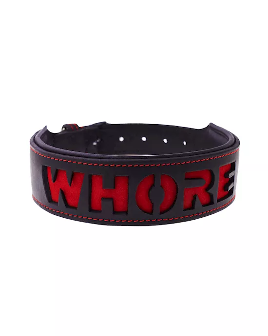 Bound X Whore Collar