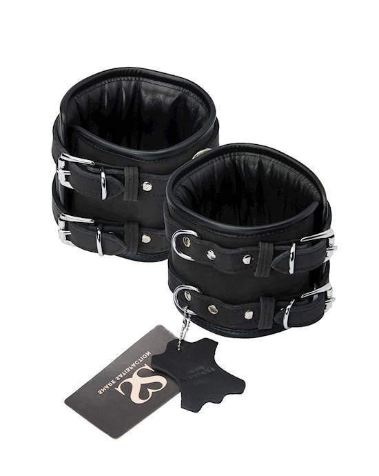 Bound X Double Wide Nubuck Leather Ankle Cuffs