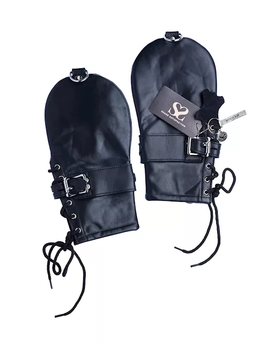 Bound X Calfskin Restraint Mittens