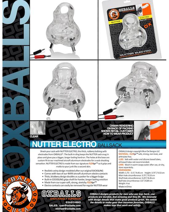Nutter Electro Ballsack - 4mm