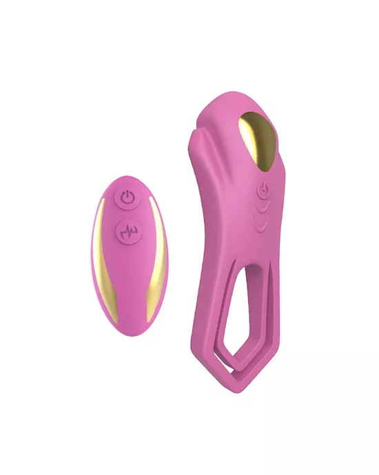 Travis Vibrating Shield Cock Ring