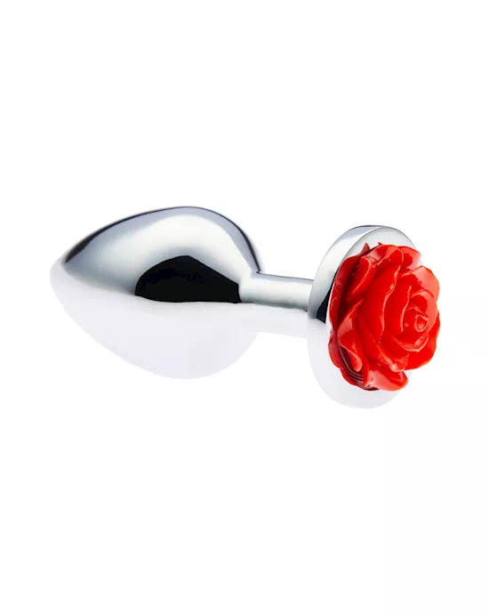 Kink Range Metal Rose Butt Plug  32 Inch