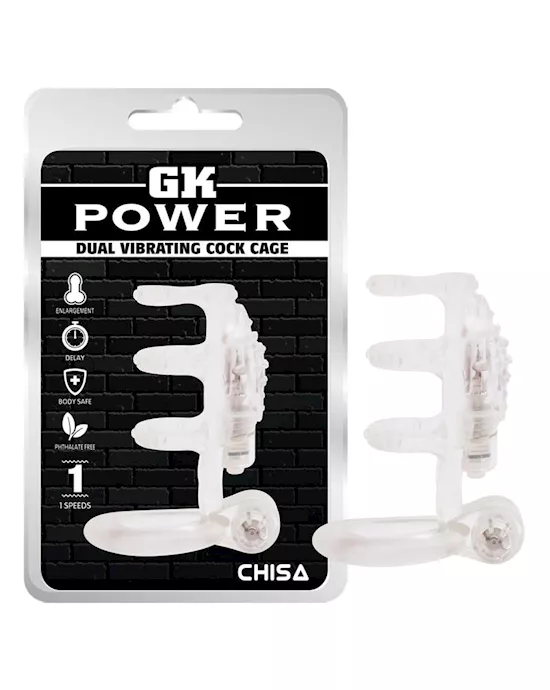 Dual Vibrating Cock Cage