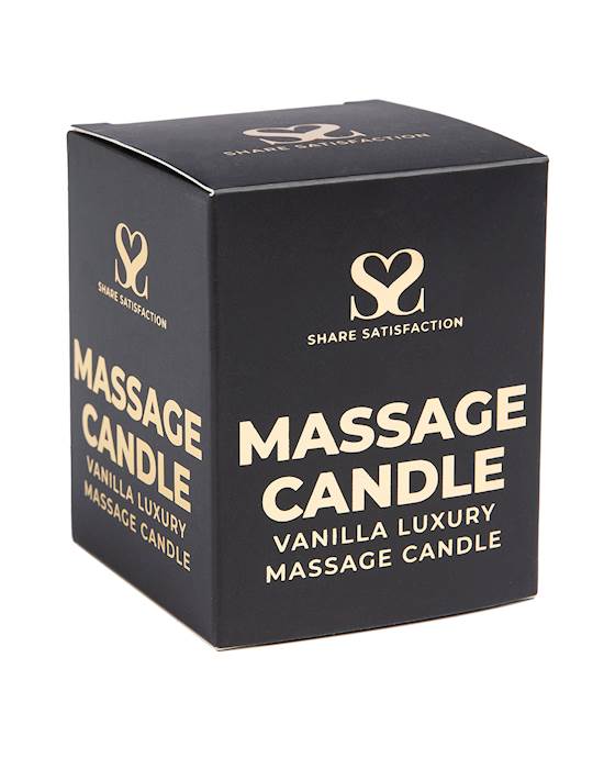 Share Satisfaction Massage Candle - Vanilla