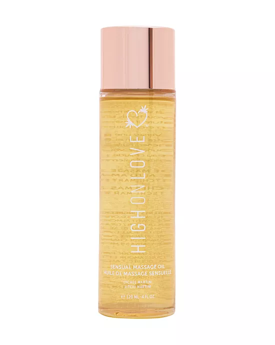 HighOnLove Massage Oil  Lychee Martini  120ml