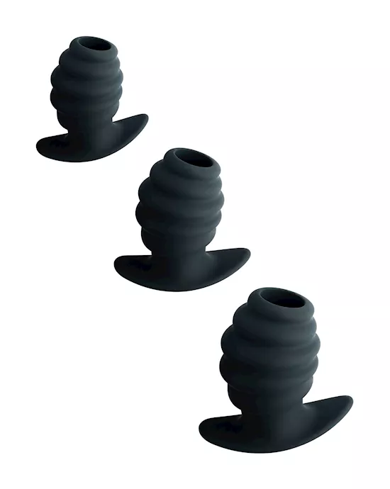 KinKi Hollow Ribbed Anal Training Kit