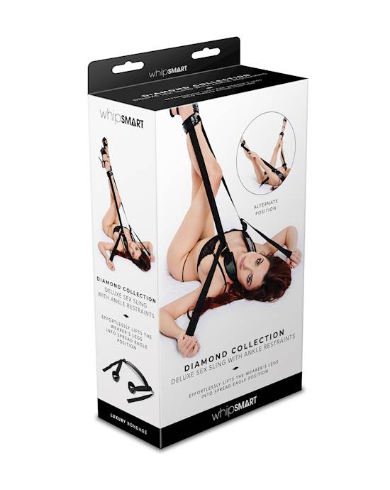 Diamond Collection Deluxe Sex Sling With Ankle Restraints