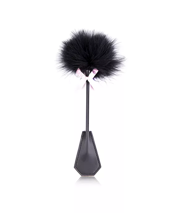 Pink Bow Feather Tickler and Paddle