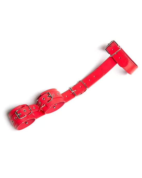 Heavy Duty PVC Collar with Wrist Cuffs