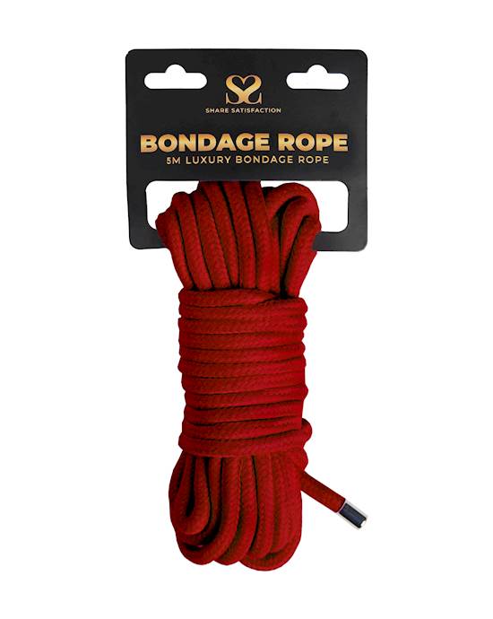 Share Satisfaction Luxury Bondage Rope - 5m