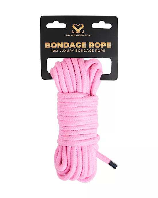 Share Satisfaction Luxury Bondage Rope  10m