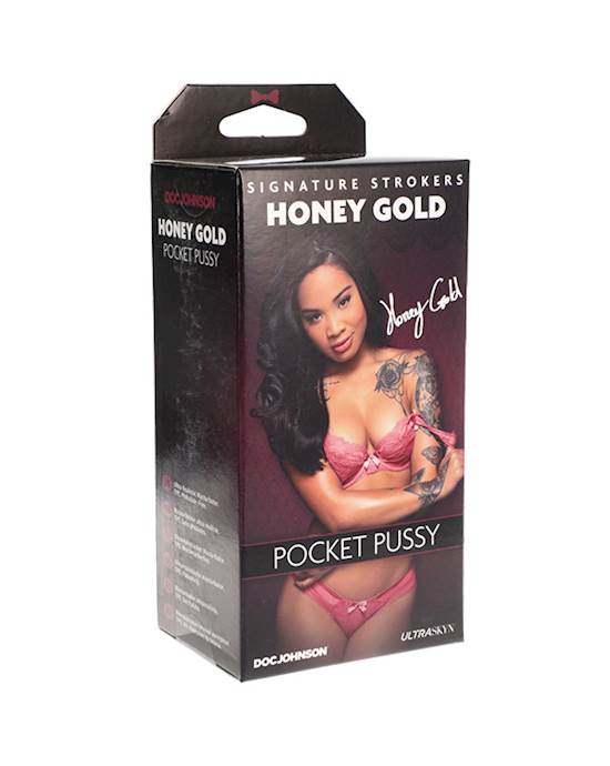 Signature Strokers Ultraskyn Honey Gold Pockey Pussy