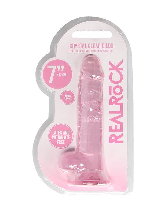 Realistic Dildo With Balls - 7 Inch