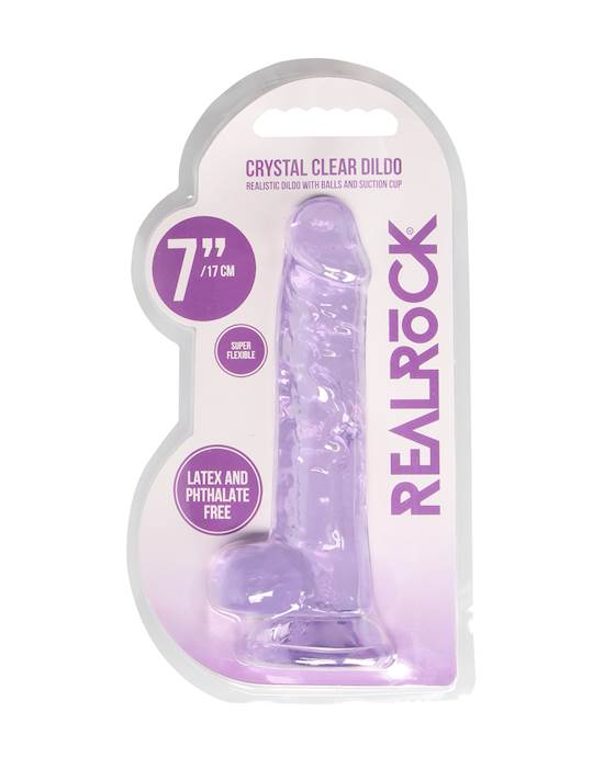 Realistic Dildo With Balls - 7 Inch