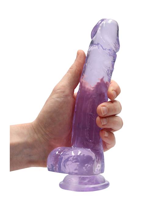 Realistic Dildo With Balls - 8 Inch