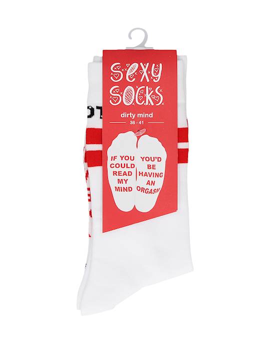 Dirty Mind Sexy Socks - Size 36-41