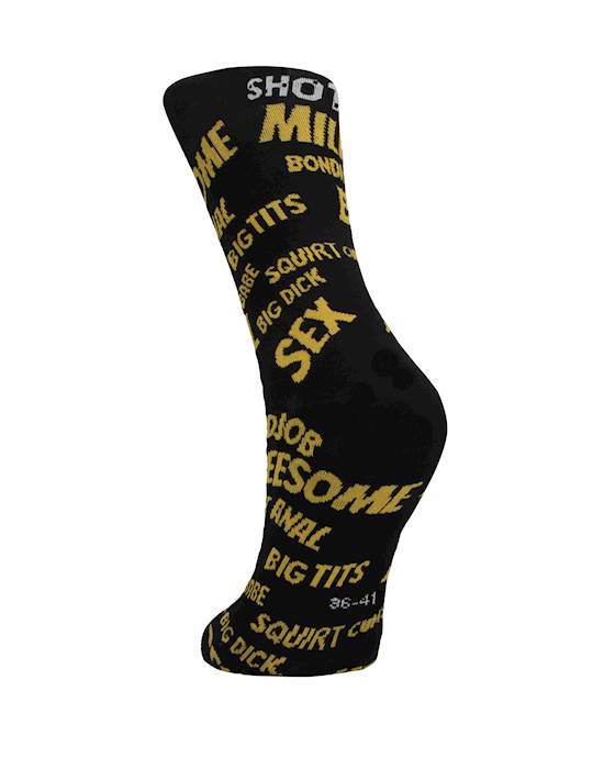 Sexy Words Socks - Size 36-41