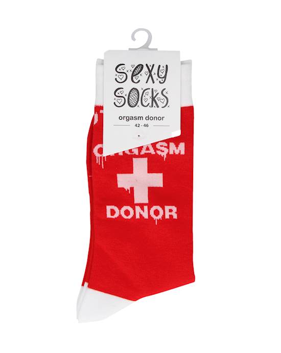 Orgasm Donor Socks - Size 42-46