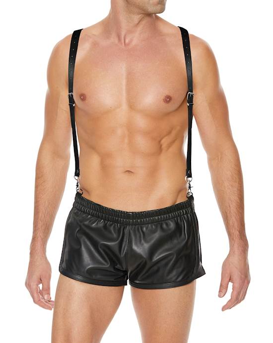 Men's Suspenders - Split Leather