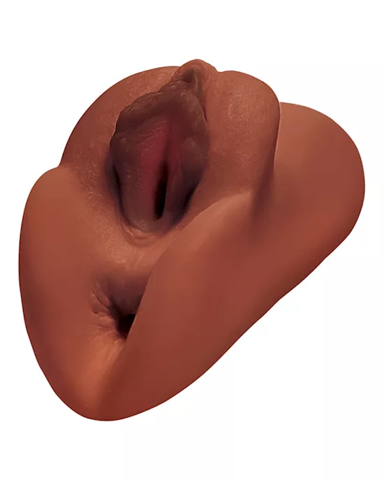 Perfect Pussy Double Stroker  Brown