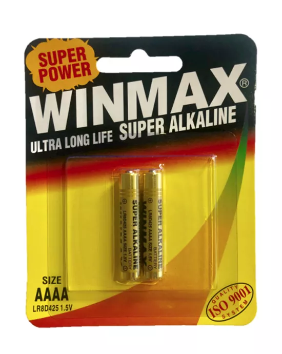 Winmax Super Alkaline AAAA Batteries  2 Pack
