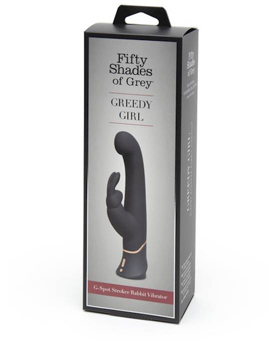 Fifty Shades Of Grey Greedy Girl Stroking G-spot Vibrator - 9.5 Inch