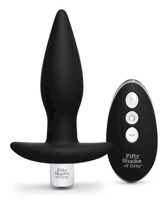 Fifty Shades of Grey Relentless Vibrations Remote Control Butt Plug  45 Inch